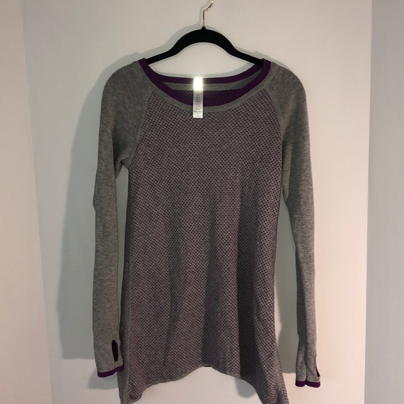 Ivivva sweater/dress purple and grey. - Picture 2 of 6